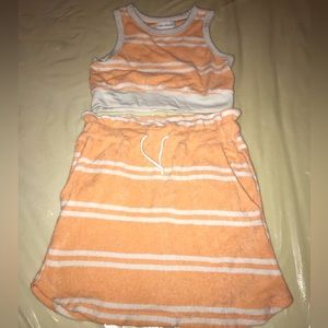 Free Assembly 2 Piece Crop Top & Skirt Size L(10/12)